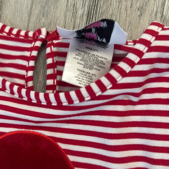 EUC Emily Rose Reindeer 3/4 Sleeve & Counting Daisies Santa Top w/Tulle Size 4 - Picture 6 of 13